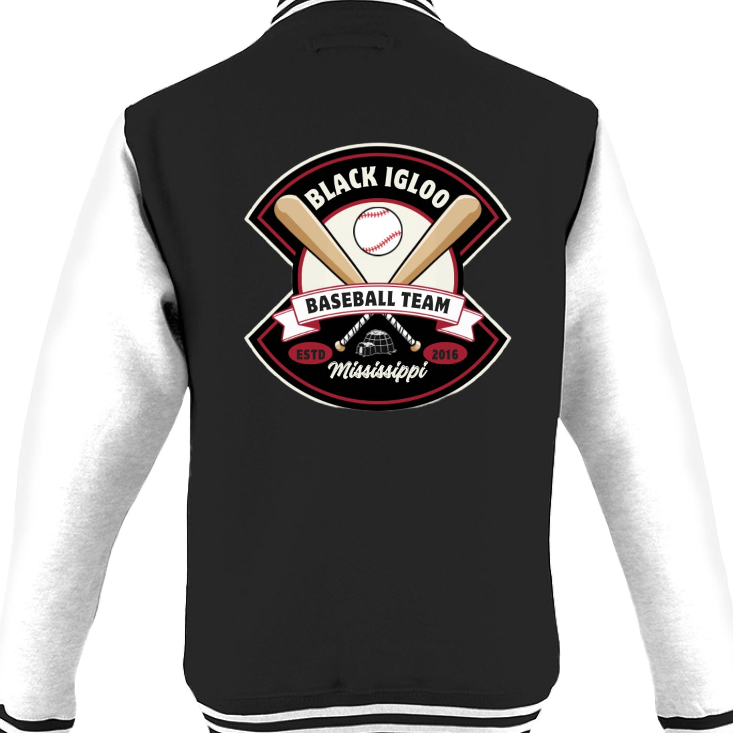 JET BLACK/ WHITE - BACK