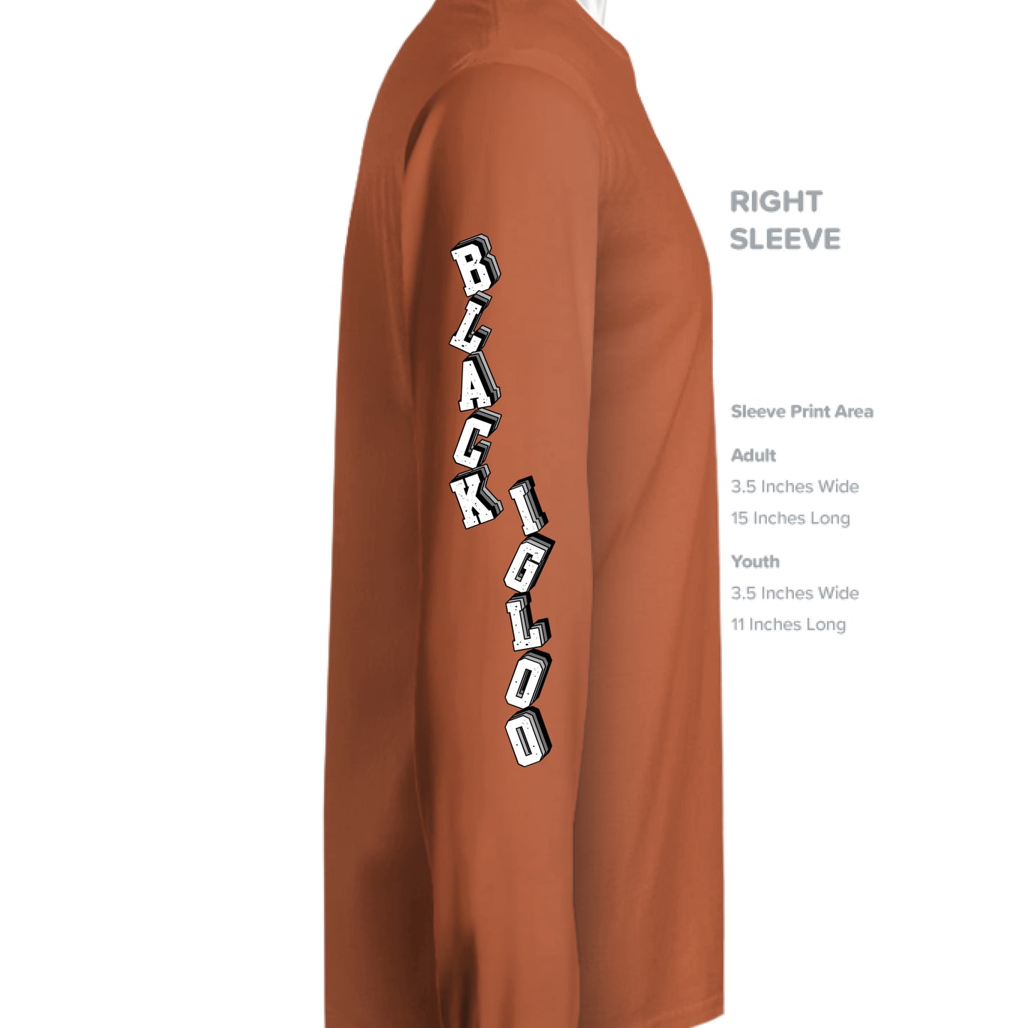 TEXAS ORANGE - SLEEVE_RIGHT