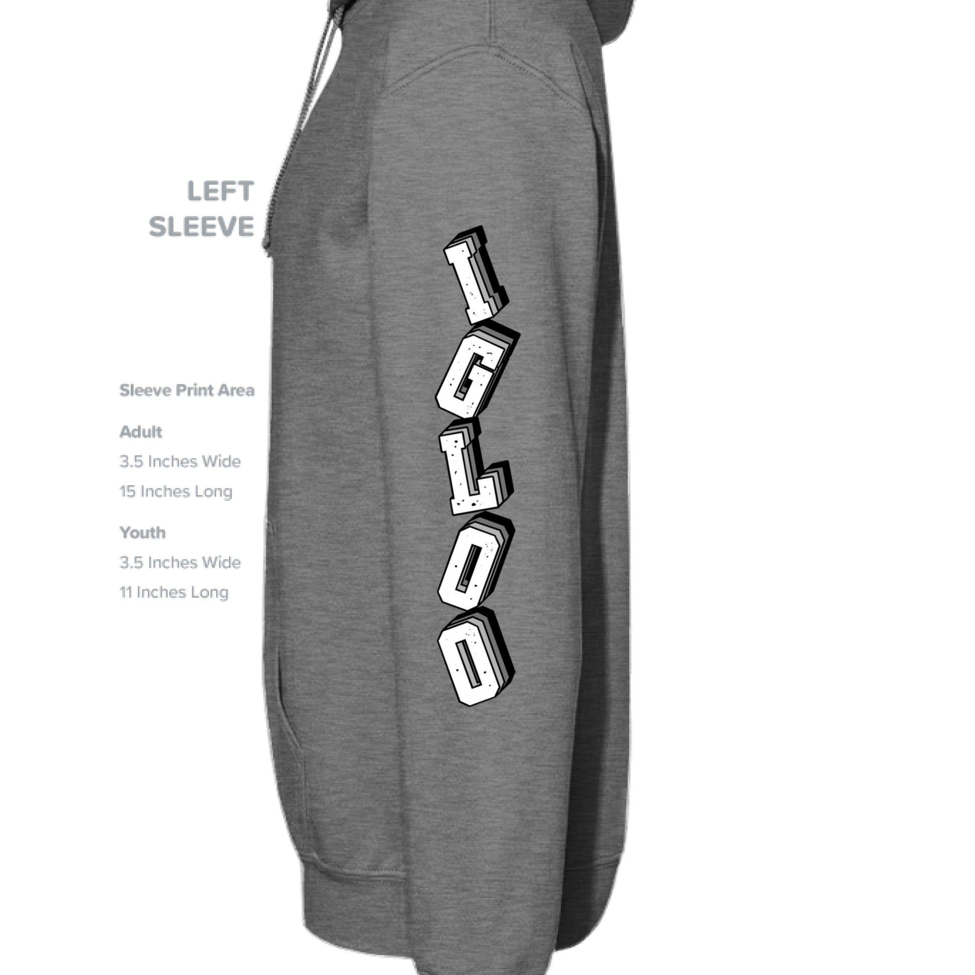 GRAPHITE HEATHER - SLEEVE_LEFT